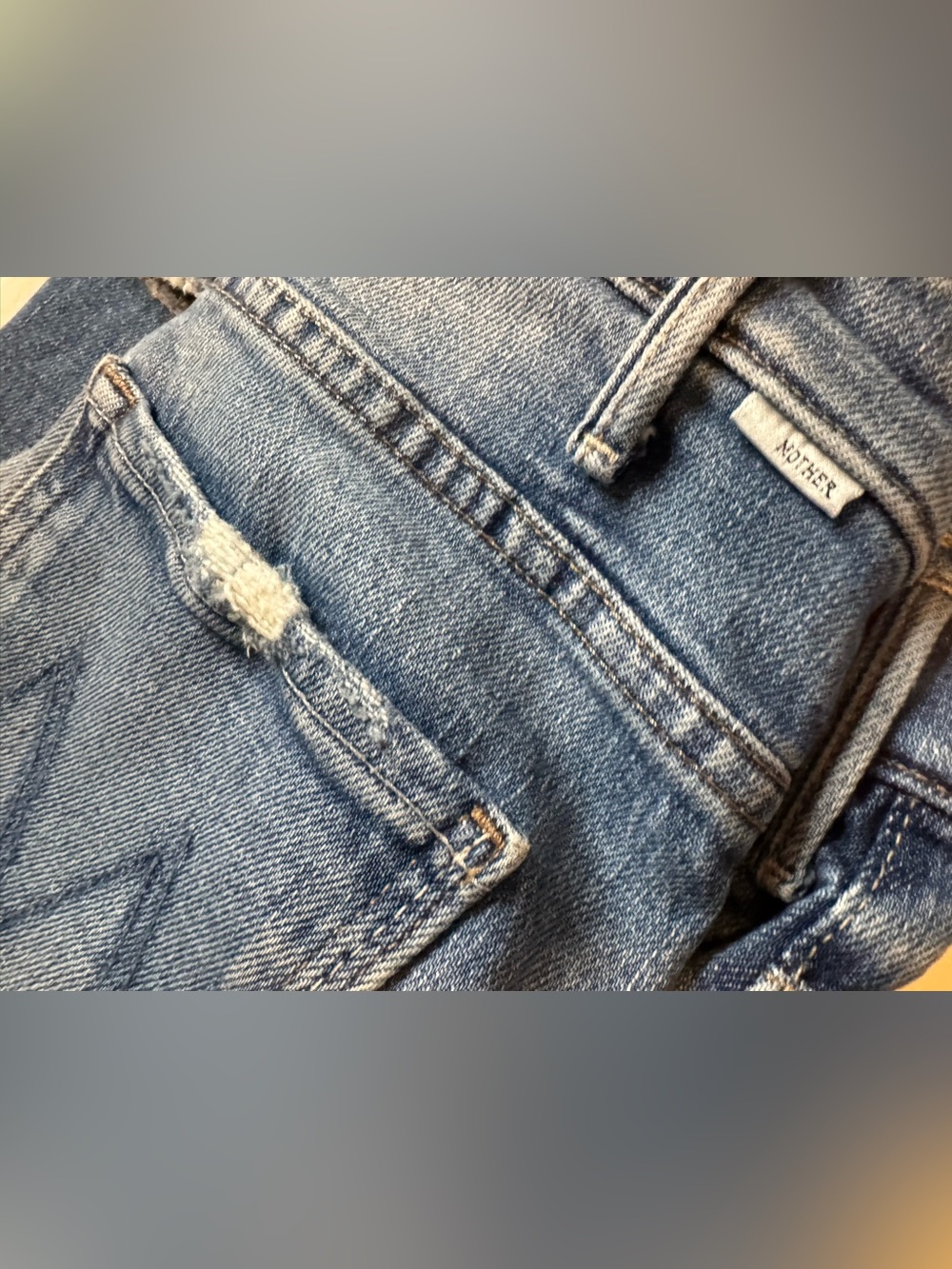 Mother Denim The Hustler Roller Ankle in High on the Hog Size 26 - Picture 15 of 15